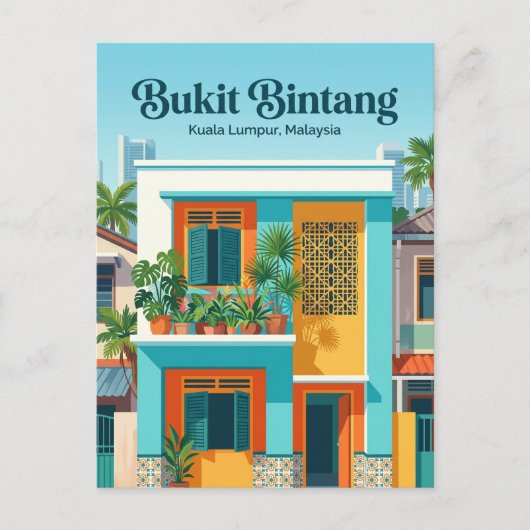 Carte Postale Bukit Bintang Malaisie (Devant)