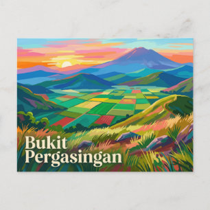 Carte Postale Bukit Pergasingan Indonésie