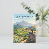 Carte Postale Bukit Pergasingan Indonésie (Debout devant)