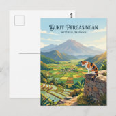 Carte Postale Bukit Pergasingan Indonésie (Devant / Derrière)