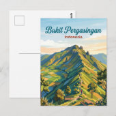 Carte Postale Bukit Pergasingan Indonésie (Devant / Derrière)