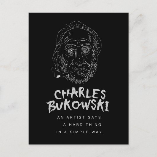 Carte postale Bukowski (Devant)