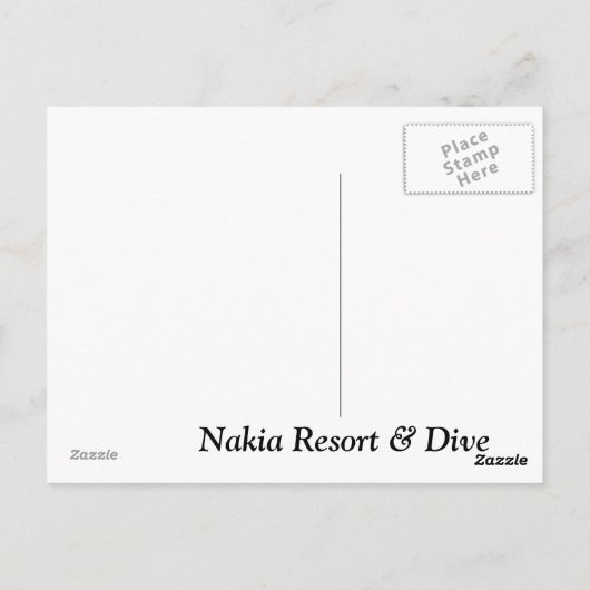 Carte Postale Bula Du Paradis (Dos)