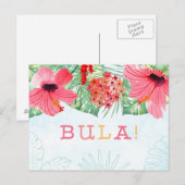 Carte postale BULA, Fidji ou carte Tiki (Devant / Derrière)