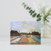 Carte Postale Bulb Fields Holland (F186) Van Gogh Fine Art (Debout devant)