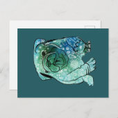 Carte postale Buldog French Buldog (Devant / Derrière)