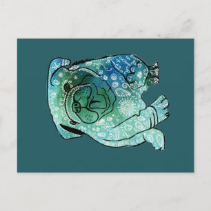 Carte postale Buldog French Buldog