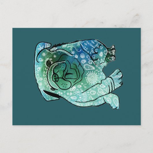 Carte postale Buldog French Buldog (Devant)