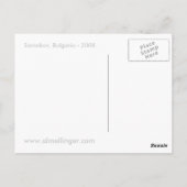 Carte postale Bulgarie 3 (Dos)