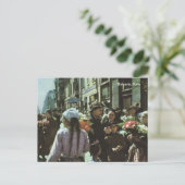 Carte Postale Bulgarie, scène de rue Sofia (Debout devant)