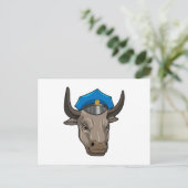 Carte Postale Bull agent de police Police (Debout devant)