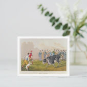 Carte Postale 'Bull Baiting', pub.de Thomas McLean, 1820, (impri (Debout devant)