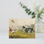 Carte Postale "Bull Baiting", pub. de Thomas McLean, 1820, (prin (Debout devant)