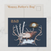 Carte postale Bull Elk (Devant / Derrière)