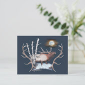 Carte Postale Bull Elk (Debout devant)