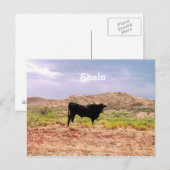 Carte Postale Bull en Espagne (Devant / Derrière)