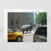 CARTE POSTALE BULL ON BROADWAY (Devant / Derrière)