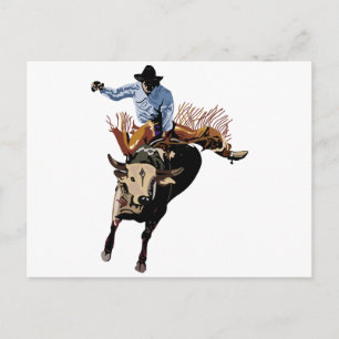 Carte Postale Bull Rider