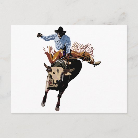 Carte Postale Bull Rider (Devant)