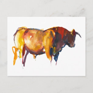 Carte Postale Bull Sunset 2010