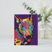 Carte Postale Bull Terrier (Debout devant)