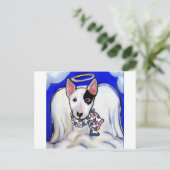 Carte Postale Bull Terrier Miniature (Debout devant)