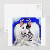 Carte Postale Bull Terrier Miniature (Devant / Derrière)