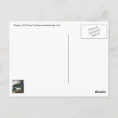 Carte Postale Bull Terrier Painting (Dos)