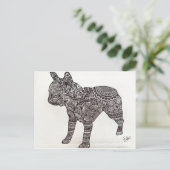 Carte postale Bulldog (Debout devant)