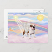 Carte Postale Bulldog anglais (Devant / Derrière)