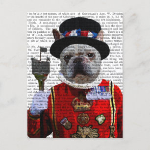 Carte Postale Bulldog Beefeater
