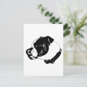 Carte postale Bulldog Bold (Debout devant)