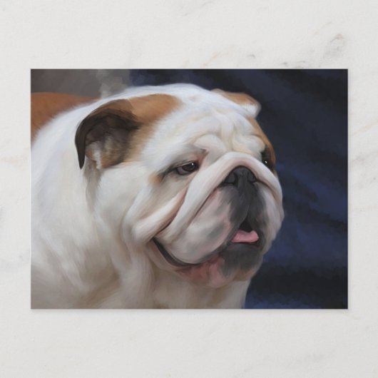 Carte Postale Bulldog britannique (Devant)