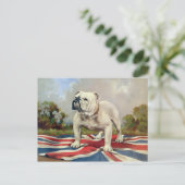 Carte Postale Bulldog britannique (Debout devant)