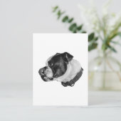Carte Postale Bulldog Calm Mail (Debout devant)