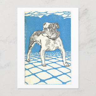 Carte postale Bulldog de Moriz Jung