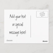 Carte postale Bulldog en anglais (Dos)