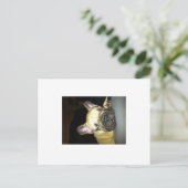 Carte Postale bulldog français (Debout devant)