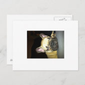 Carte Postale bulldog français (Devant / Derrière)