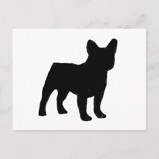 Carte Postale bulldog français (Devant)