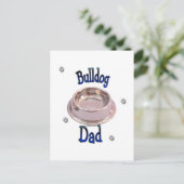Carte Postale Bulldog Papa (Debout devant)
