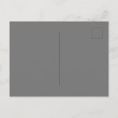 Carte postale bulldogue française du Nouvel An (Dos)