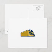 Carte Postale Bulldozer Rétro-angle bas (Devant / Derrière)