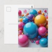 Carte Postale bulle (Devant / Derrière)