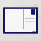 Carte Postale bulle bleue d'hillary clinton (Dos)