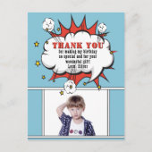 Carte Postale Bulle de dialogue de bande dessinée de super-héros (Devant)