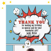 Carte Postale Bulle de dialogue de bande dessinée de super-héros