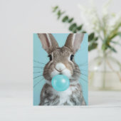 Carte Postale Bulle de la bulle du lapin (Debout devant)