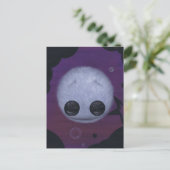 carte postale bulle floue (Debout devant)