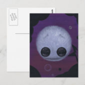 carte postale bulle floue (Devant / Derrière)